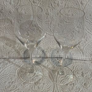 Riedel wine glasses, set of 2